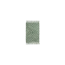 Bademåtte m. frynser - dusty green