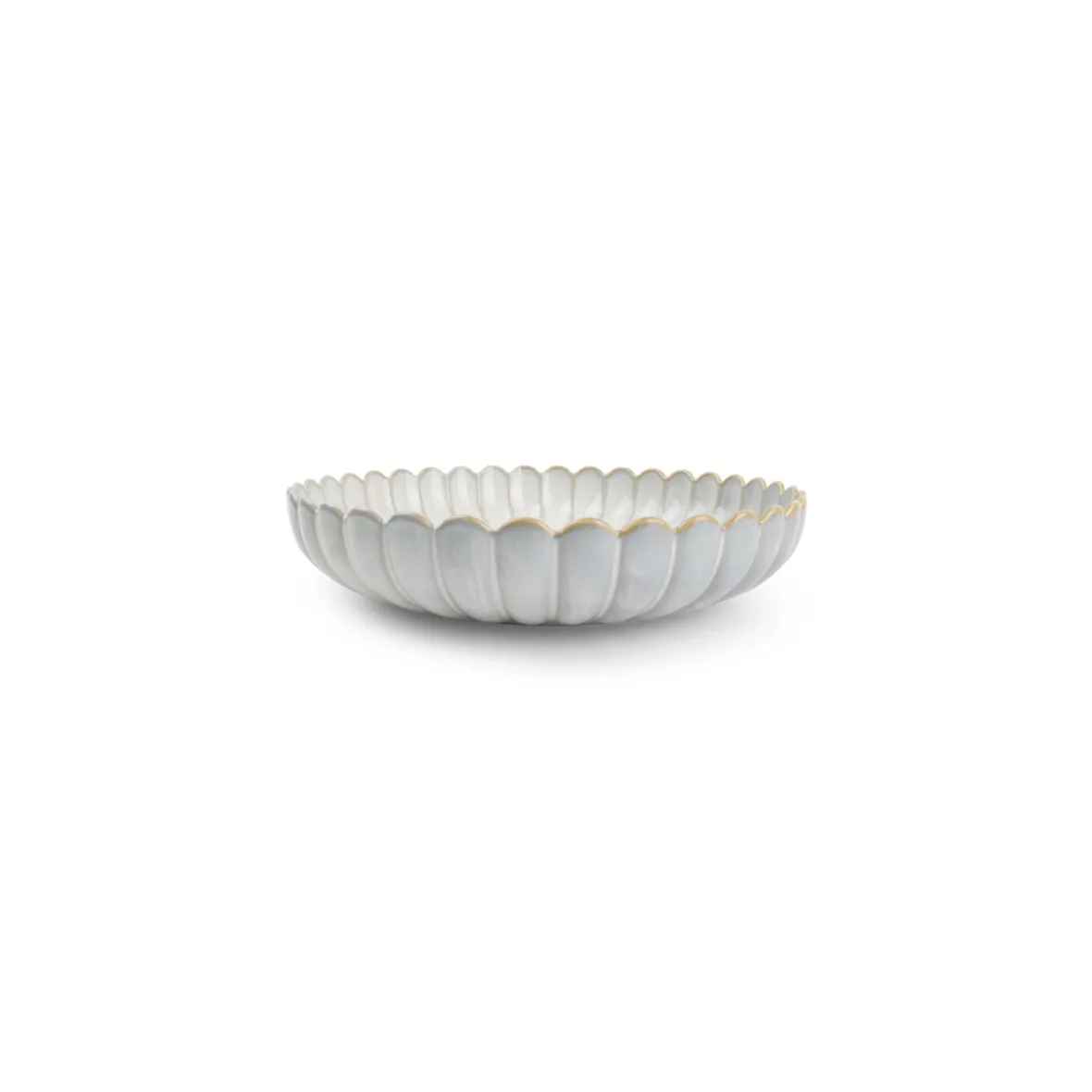 Dyb tallerken "White Lotus" - 24 cm.
