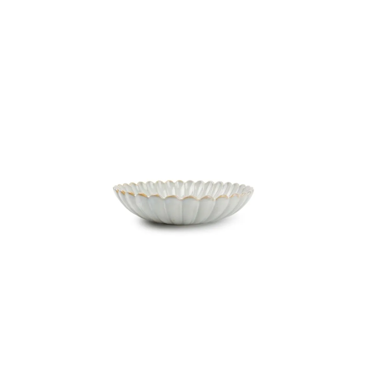 Dyb tallerken "White Lotus" - 22 cm.