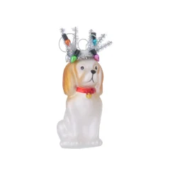 Glasornament Julehund - Golden retriever