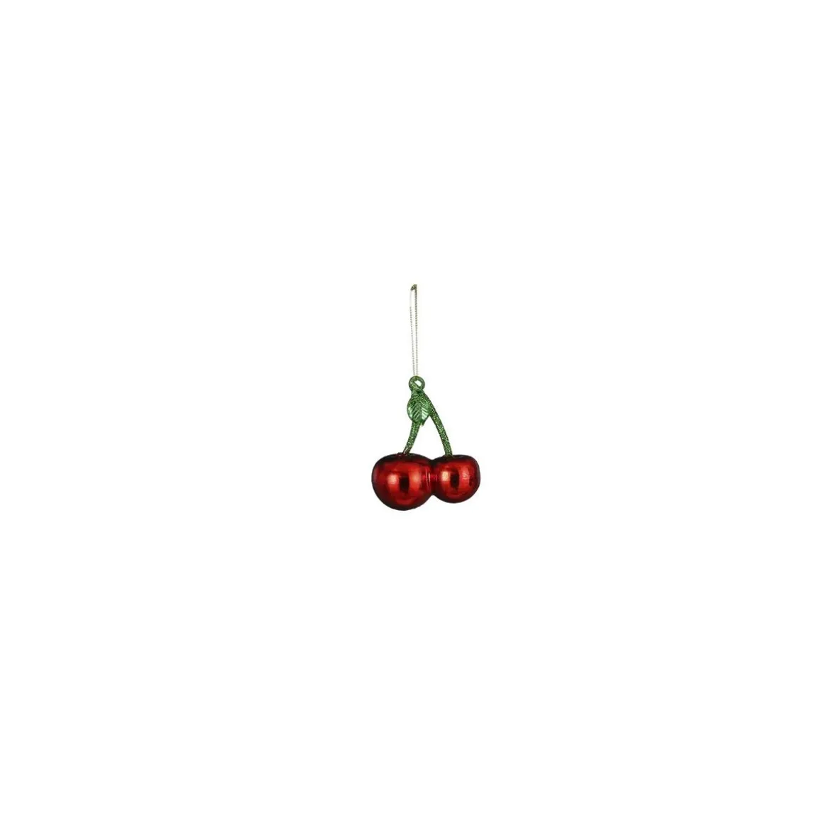 Glasornament - kirsebær