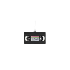 Glasornament - vhs-bånd
