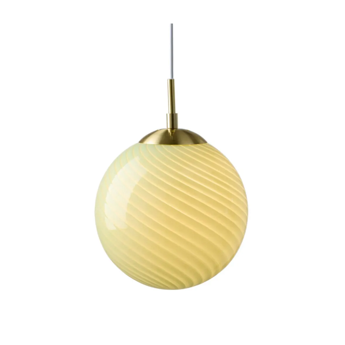 Glaspendel "Candy" olive - 30 cm.