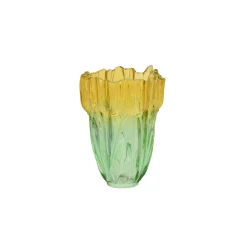 Glasvase "Tulips" - gul