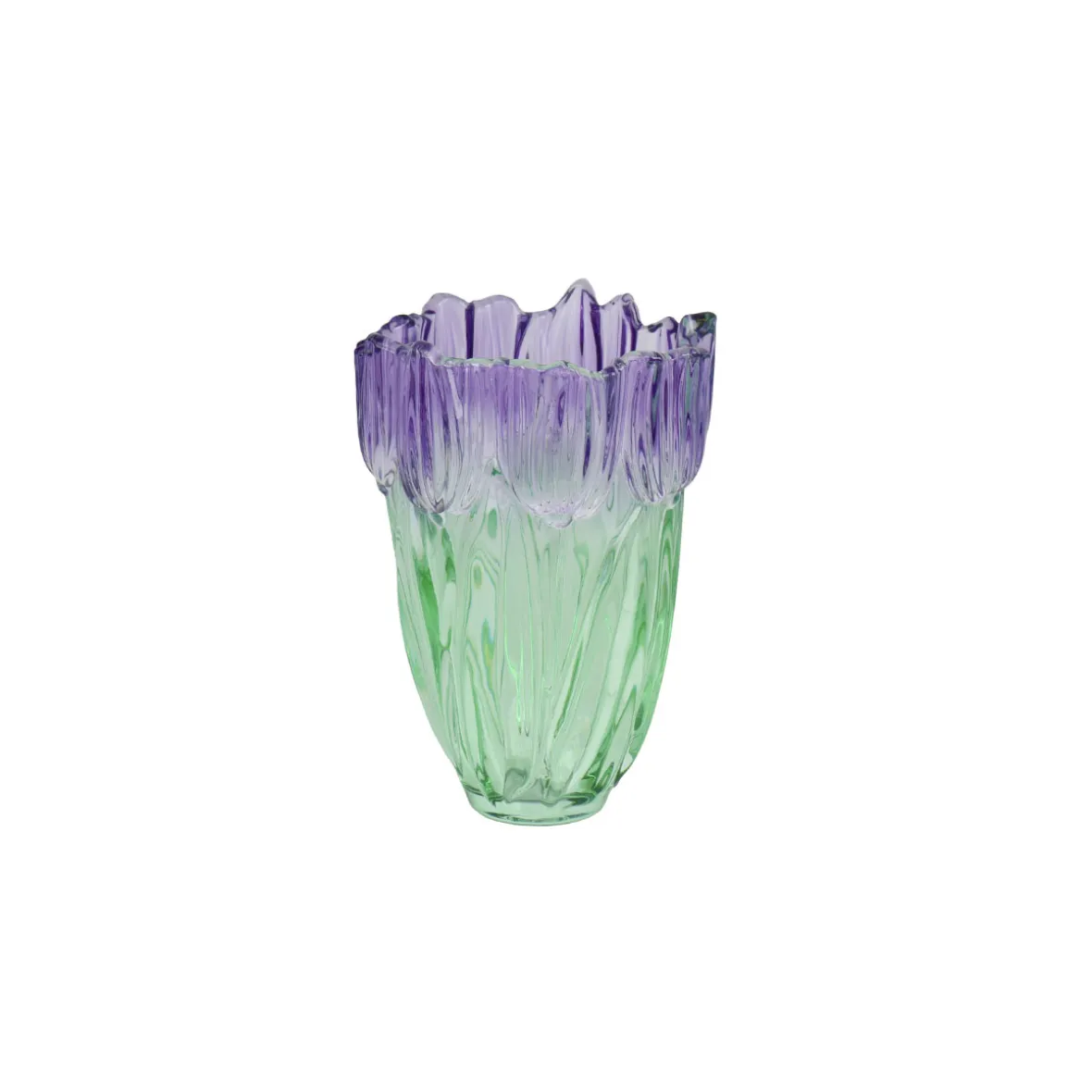 Glasvase "Tulips" - lilla
