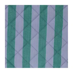 Grydelapper ''Stripes'' 2 stk. - grøn/blå