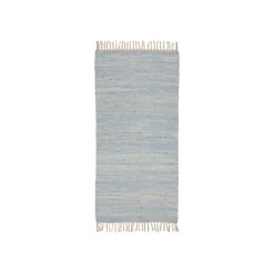 Kludeløber - lyseblå - 60x120 cm.