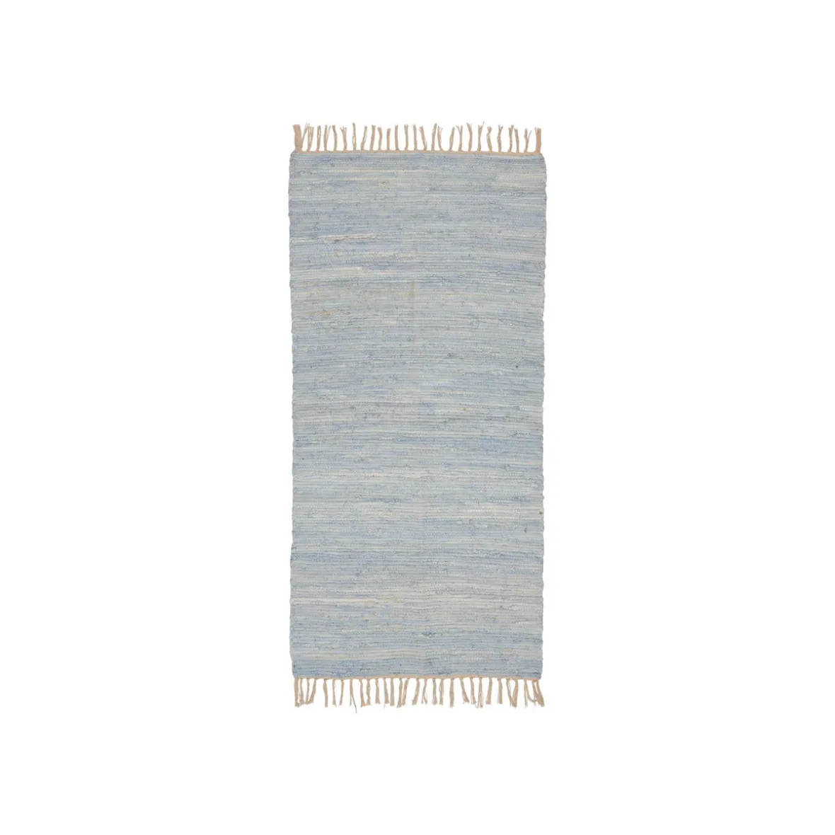 Kludeløber - lyseblå - 60x120 cm.