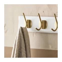 Knagerække "Edgy" 3 - Mat hvid