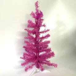 Kunstigt juletræ - pink