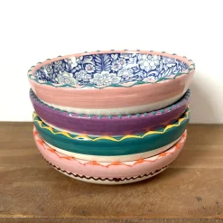 Lav skål ''Florencia'' 18 cm. - rosa