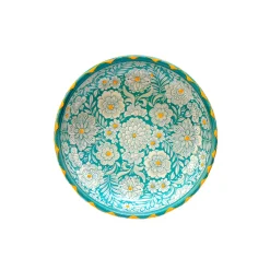 Lav skål ''Florencia'' 18 cm. - tyrkis