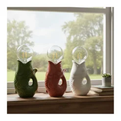 LED lampe "Poisson" - Brun