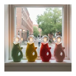 LED lampe "Poisson" - rosa