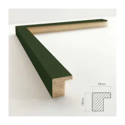 Malede trærammer - A3 - flere farver