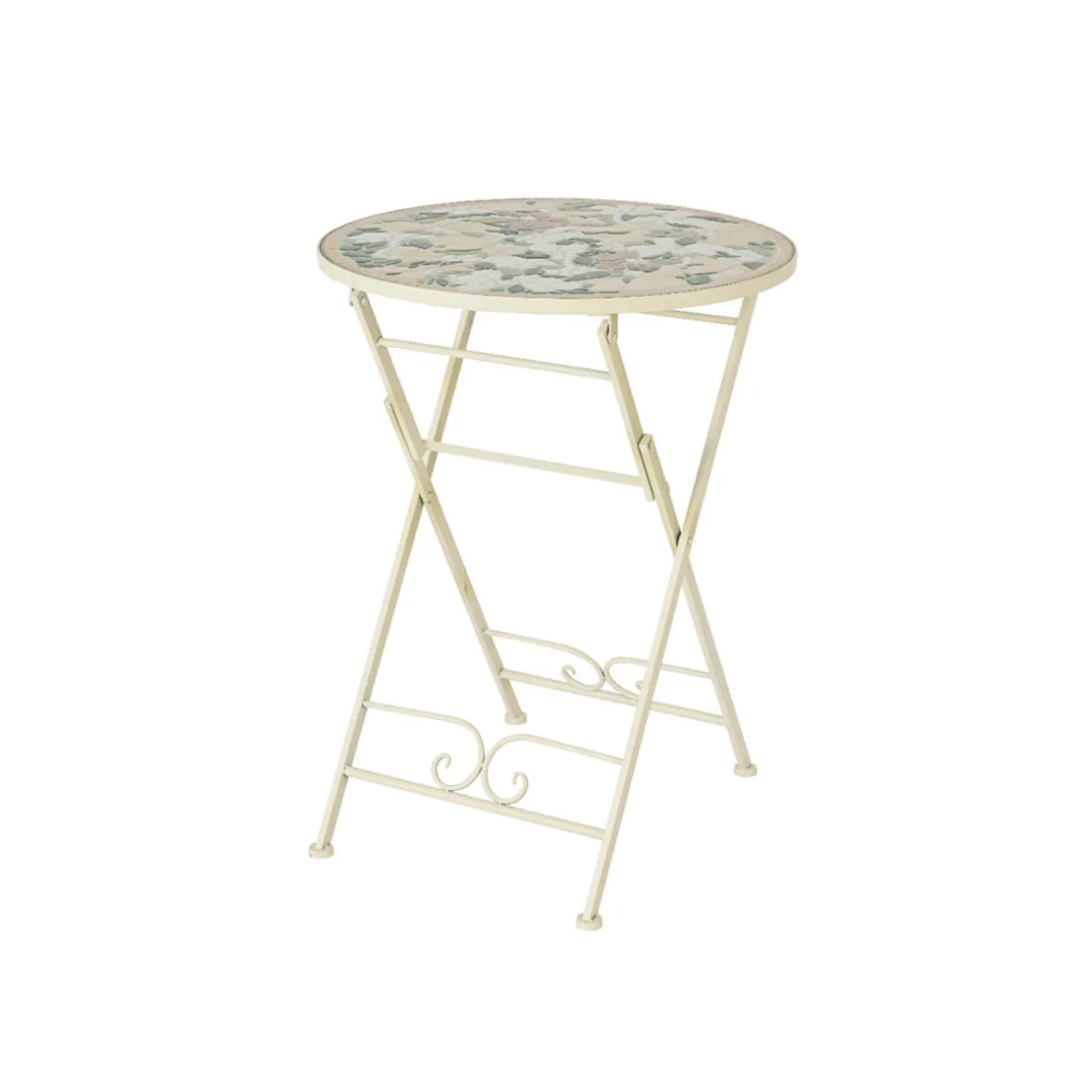 Mosaikbord "Geneva" - creme