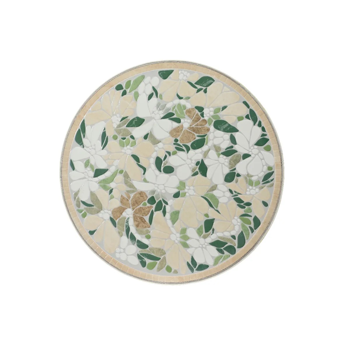 Mosaikbord "Geneva" - creme