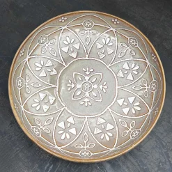 Pastatallerken ''Isa'' - grøn/brun