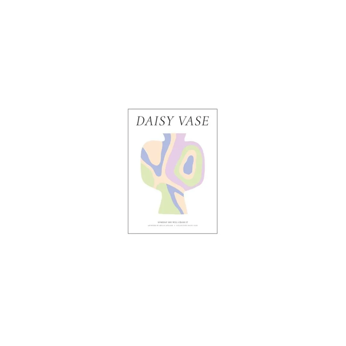 Plakat "Daisy Vase" 30x40 cm.