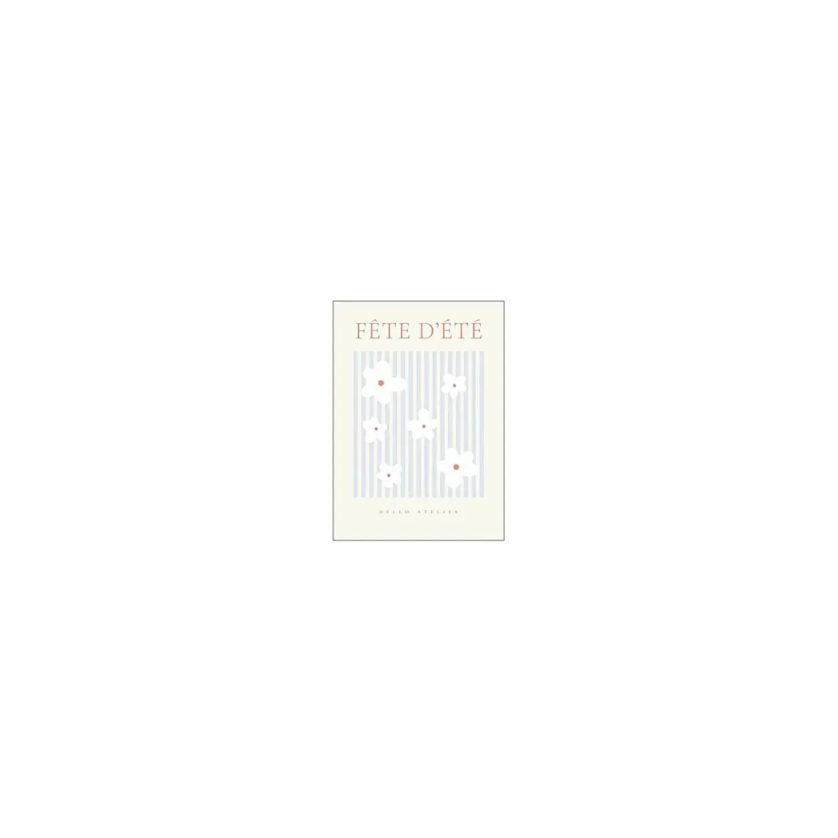 Plakat "Fete Dete — 01" 30x40 cm.