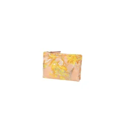 Pouch "Floral" - orange/gul