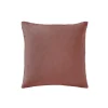 Pudebetræk hør 50x50 cm - Dusty plum