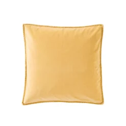 Pudebetræk velour 50x50 cm. - korngul