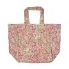 Quiltet taske paisley - pink
