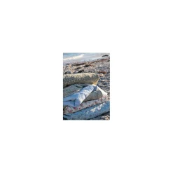 Quilt tæppe smalle striber - blå