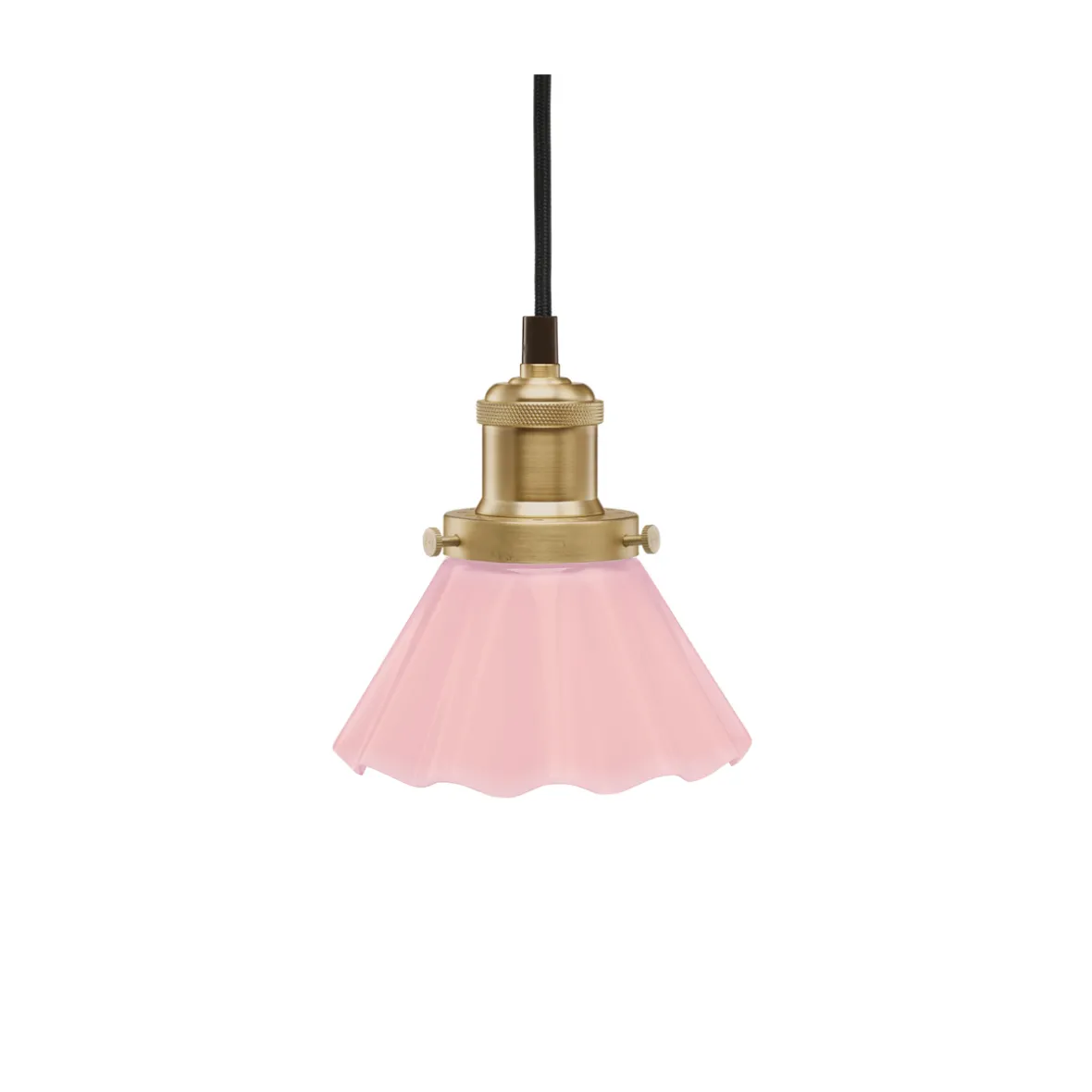 Skomagerpendel 15 cm. - bølget - Rosa