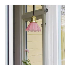 Skomagerpendel 15 cm. - bølget - Rosa