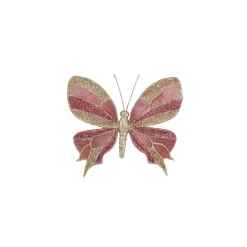 Sommerfugl på klemme - rosa