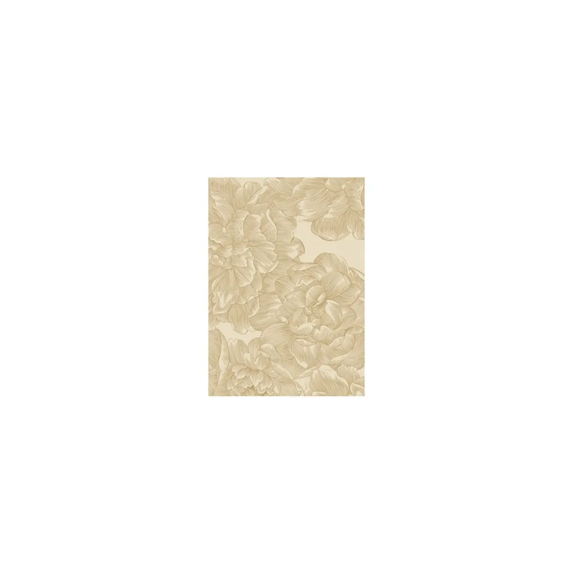Viskestykke "Fleur" - golden